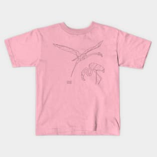 Origami - Flamingos Kids T-Shirt